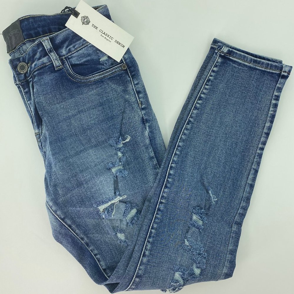 THE CLASSIC DENIM L.A. SKINNY JEANS, SIZE 7, NWT